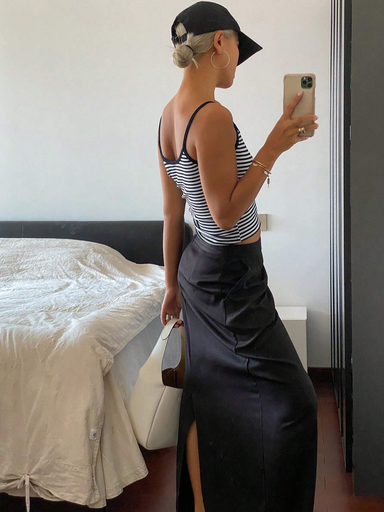 Women Striped Casual Cami Top For Summer